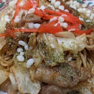 市販ソースで簡単焼きそば